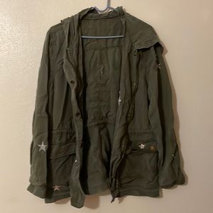 Army Green Star Jacket
